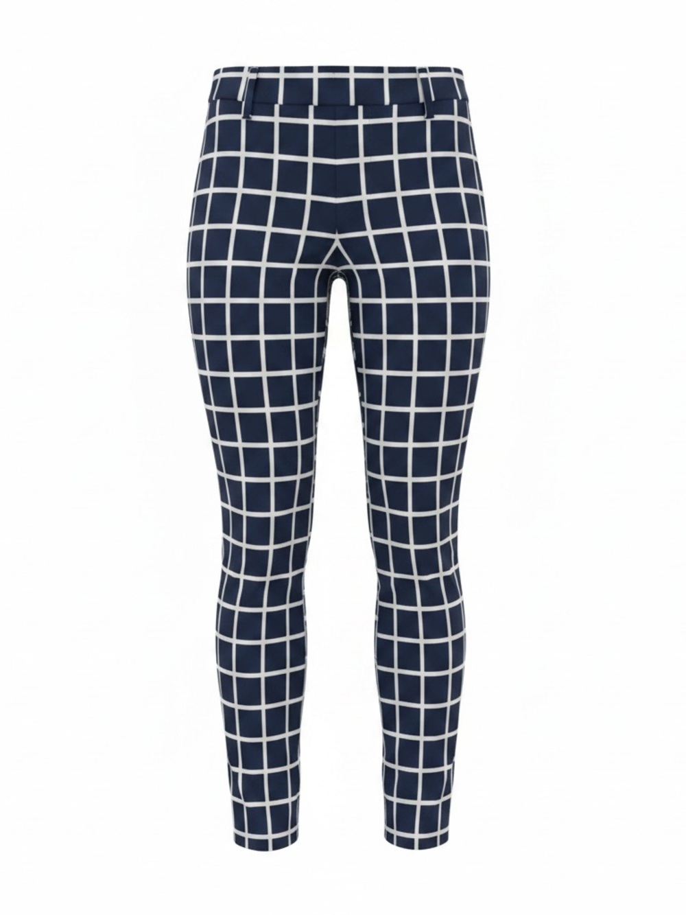 GAP Navy Chinos with White Windowpane Grid